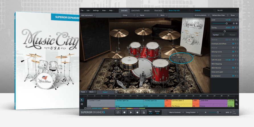 Toontrack Music City USA SDX
